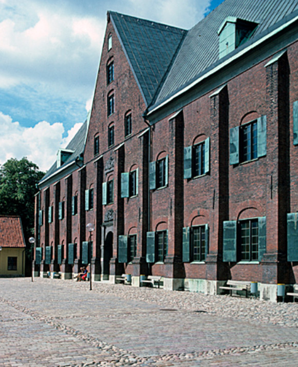 Kronhuset (En sal i Kronhuset användes som församlingens kyrka)