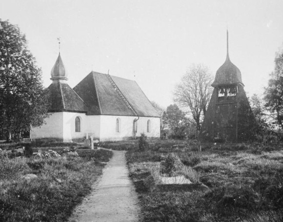 Lerums kyrka (Före ombyggnaden 1899)