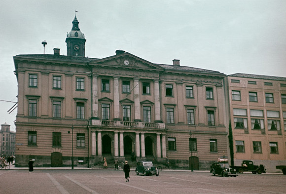 Rådhuset, vid Gustav Adolfs Torg (Överst sticker Kristine kyrktorn upp)